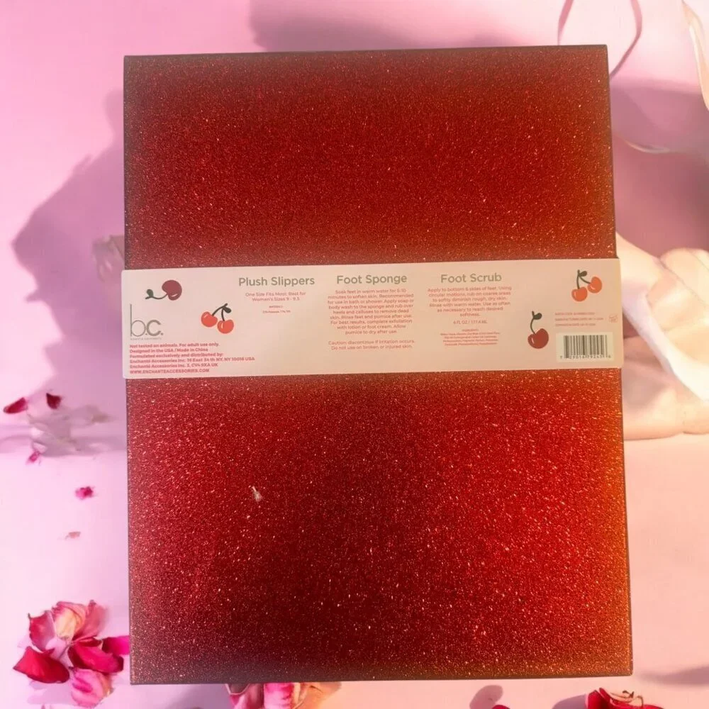 NEW!! CHERRY BOMB FOOT CARE SET - BEAUTY CONCEPTS